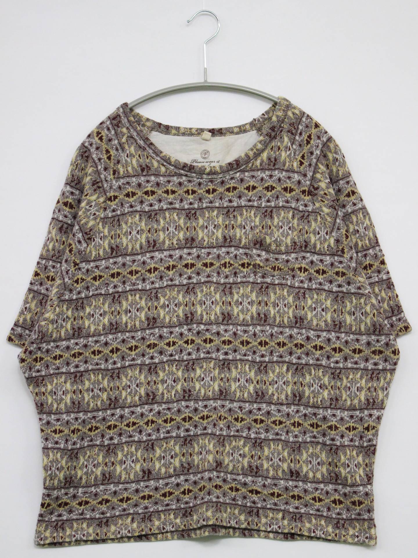 Please wear it With Your Love/Tシャツ/カットソー/トップス/グレー