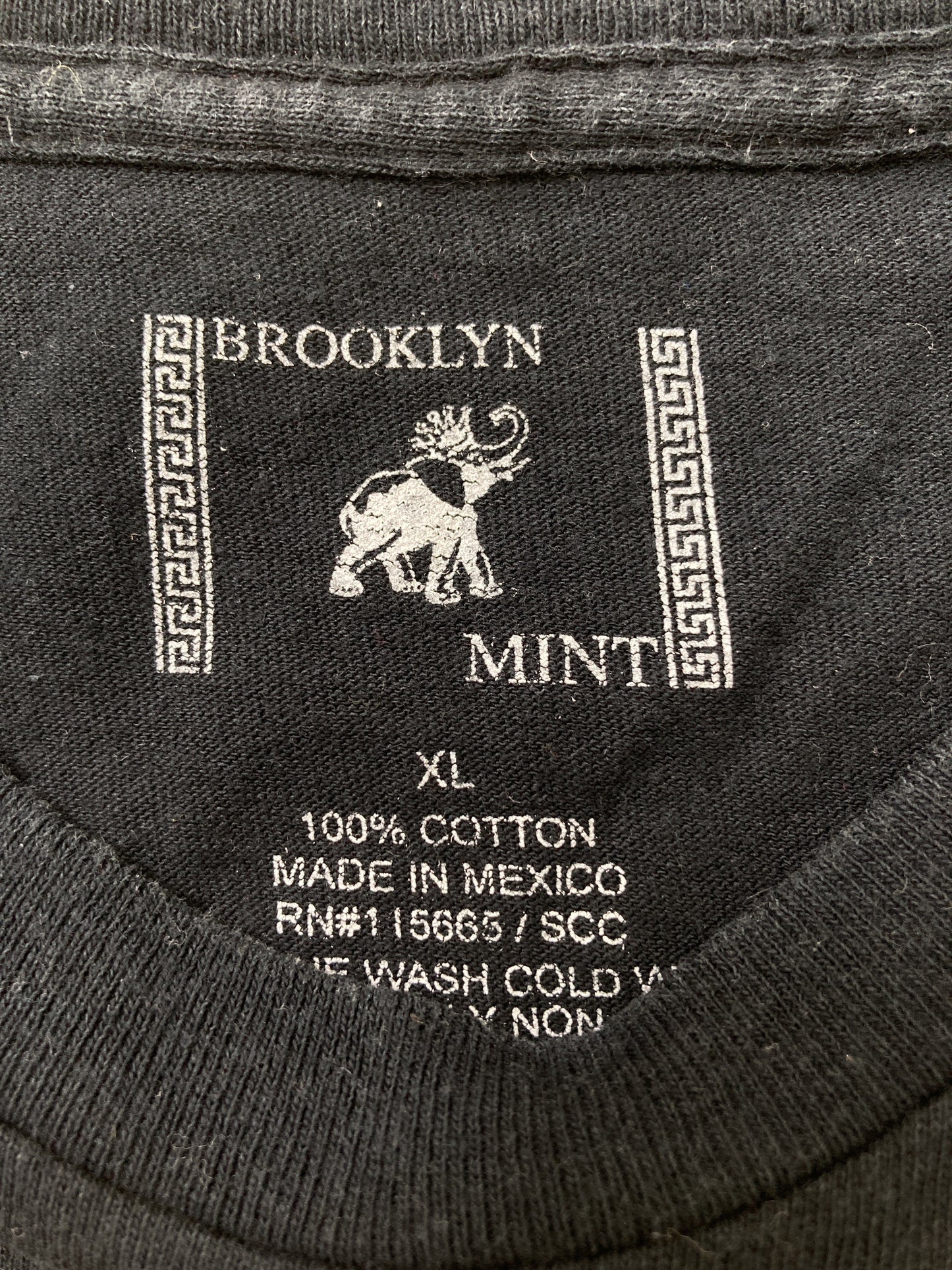 BROOKLYN/Tシャツ/カットソー/トップス/ブラック/XL
