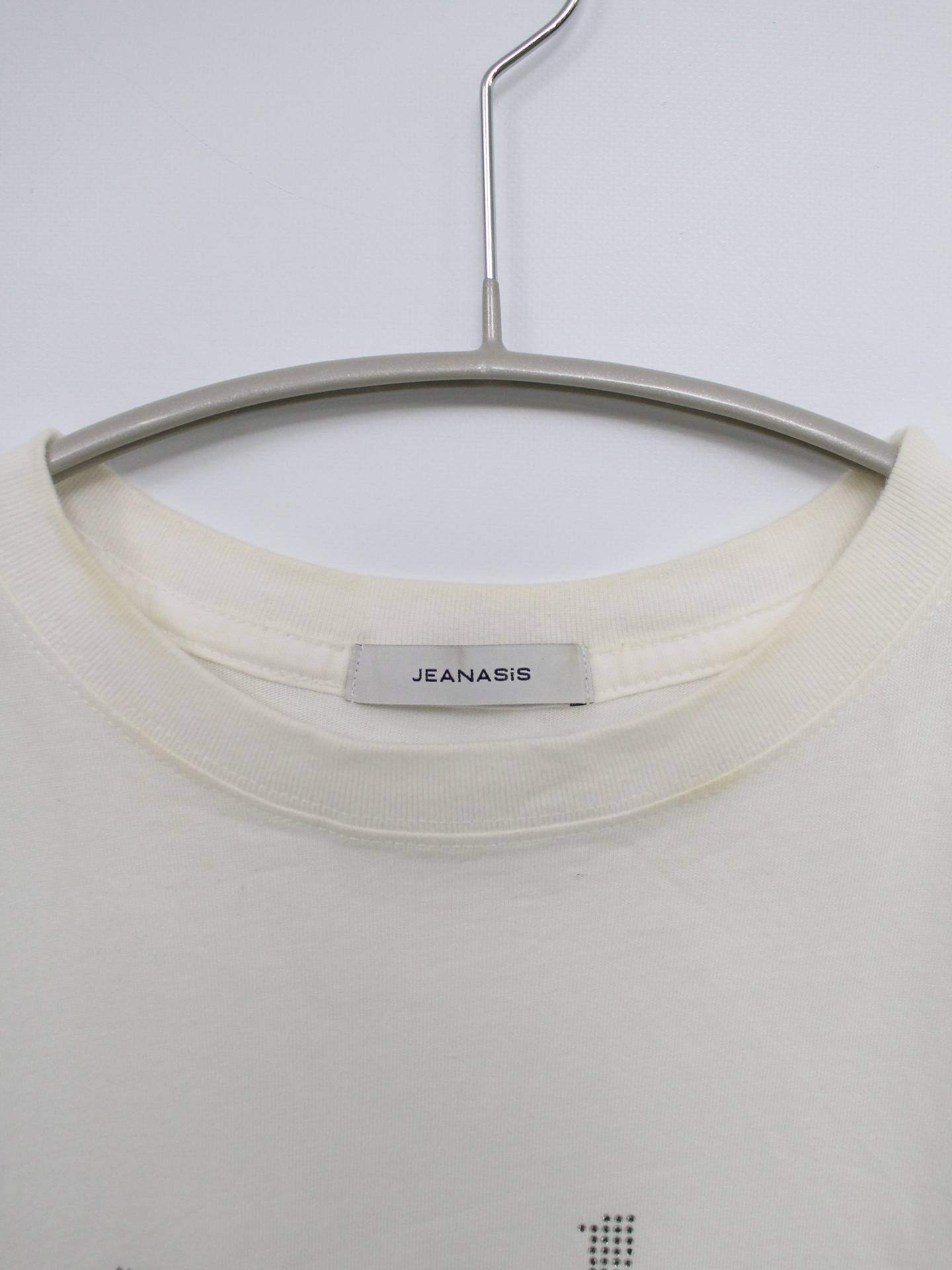 JEANASIS/ジーナシス/Tシャツ/カットソー/トップス/ホワイト/F