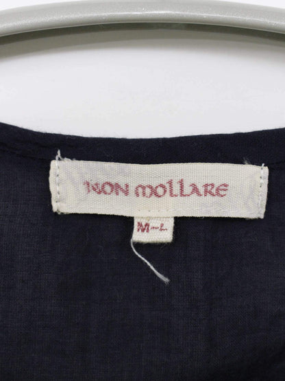 NON MOLLARE/シャツ/ブラウス/トップス/ブラック/M-L