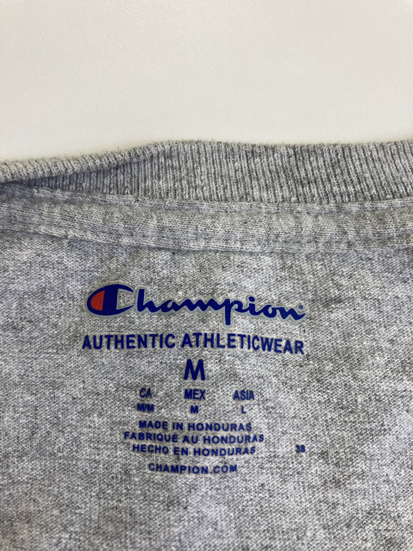 Champion/チャンピオン/Tシャツ/カットソー/トップス/グレー/M（ASIA L）