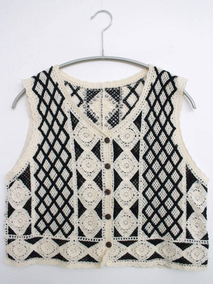 ベスト/トップス/アイボリー/F