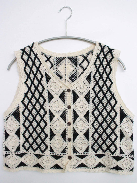 ベスト/トップス/アイボリー/F