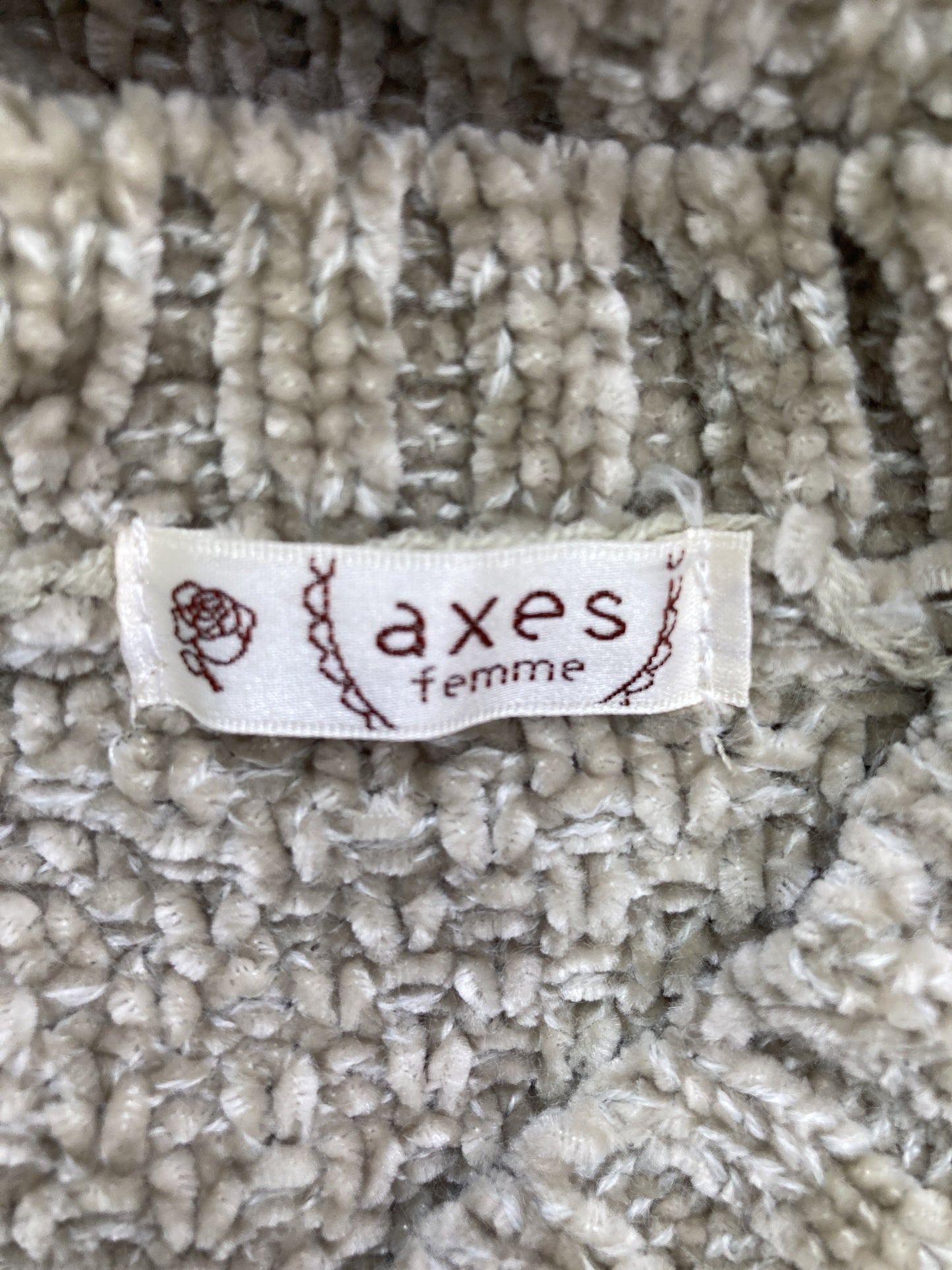 axes/アクシーズ/ニット/セーター/トップス/グレー/M