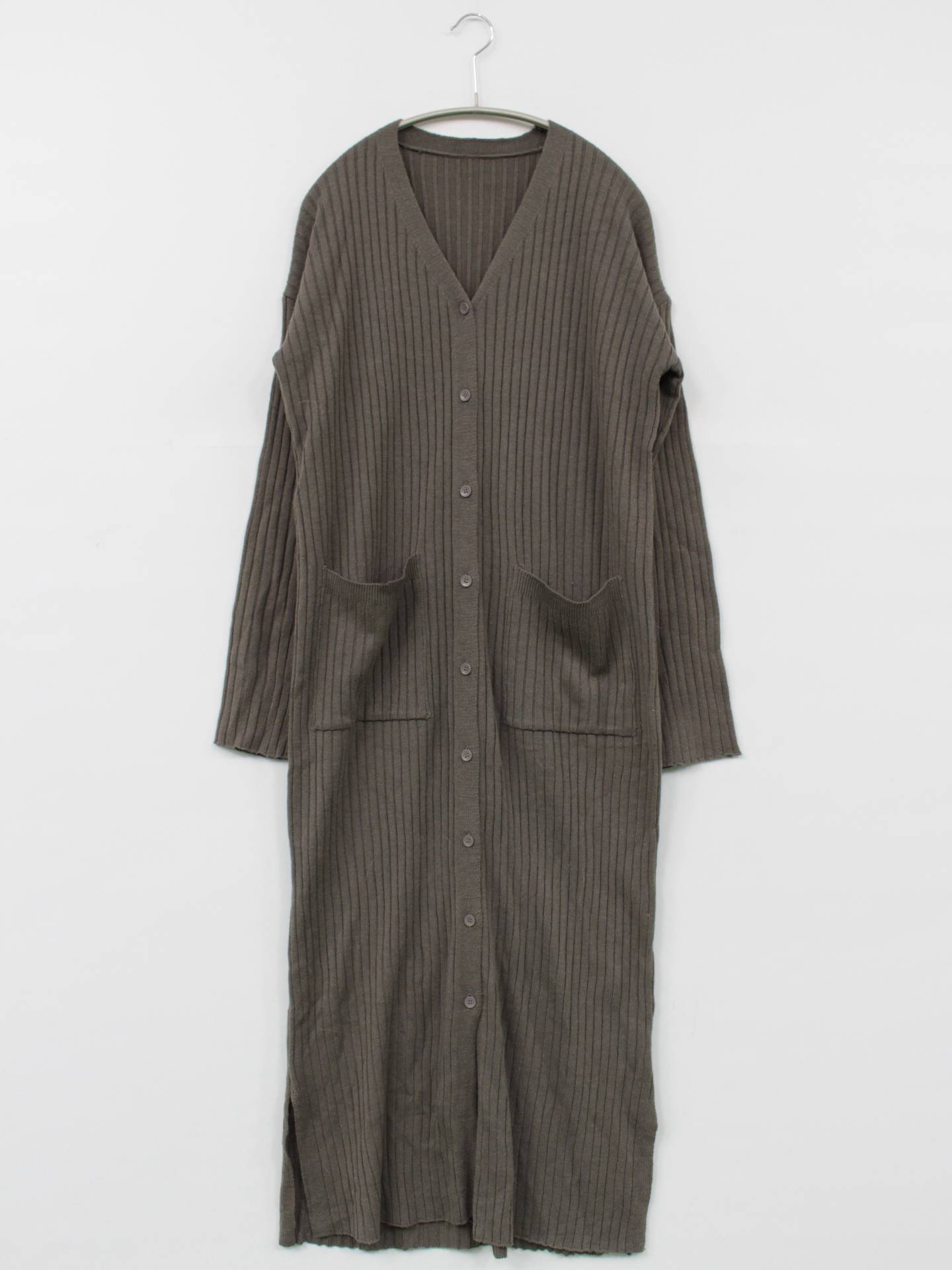 K/カーディガン/ボレロ/トップス/カーキ/F