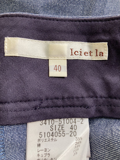 Iciet la/スラックス/パンツ/グレー/40