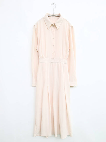 シャツワンピース/ワンピース/ドレス/オレンジ