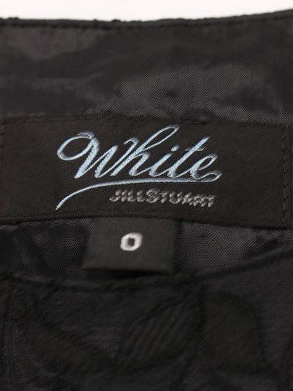 WHITE/ワンピース/ワンピース/ドレス/ブラック/0