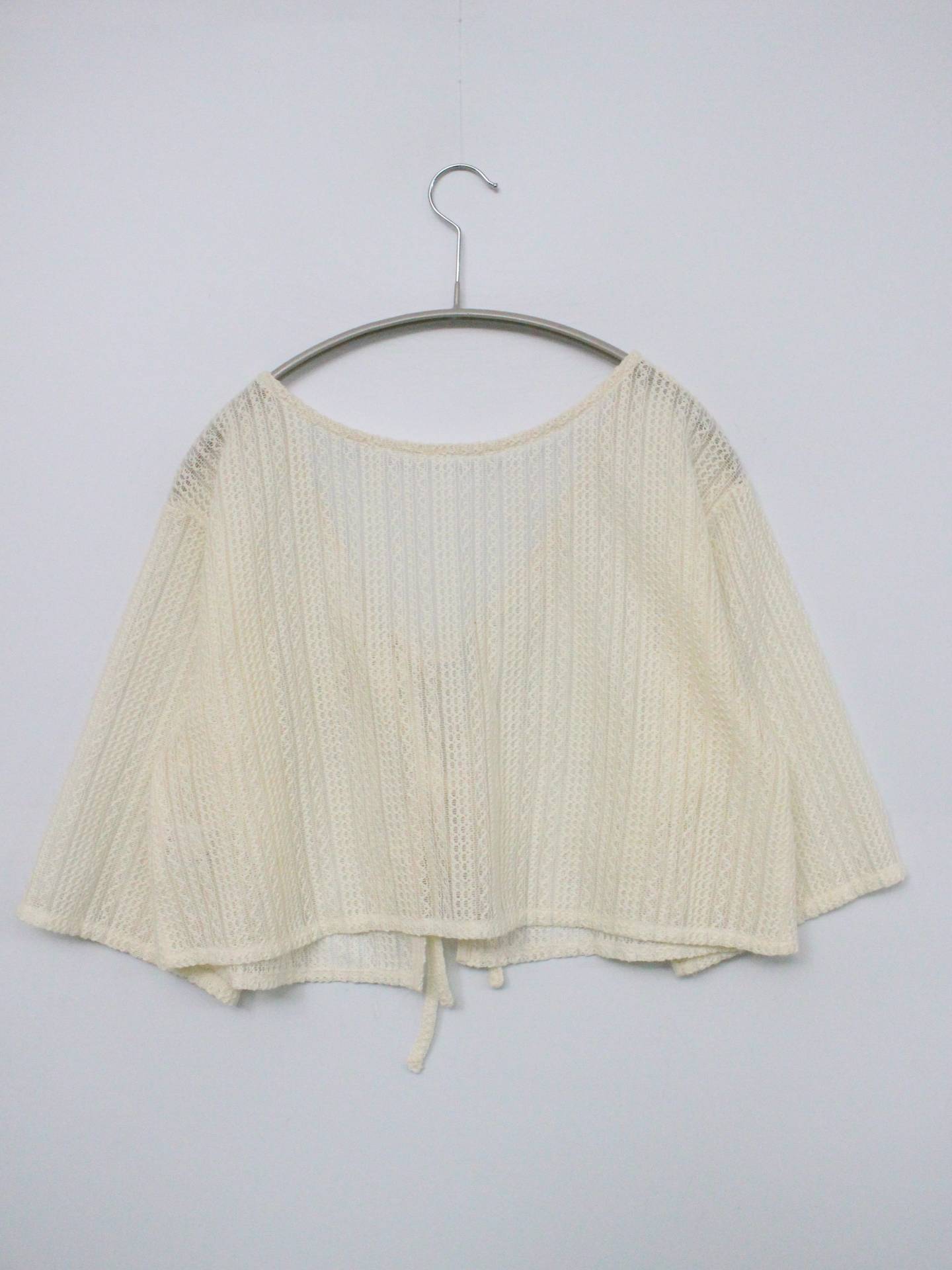 mystywomen/ミスティウーマン/カーディガン/ボレロ/トップス/アイボリー/F