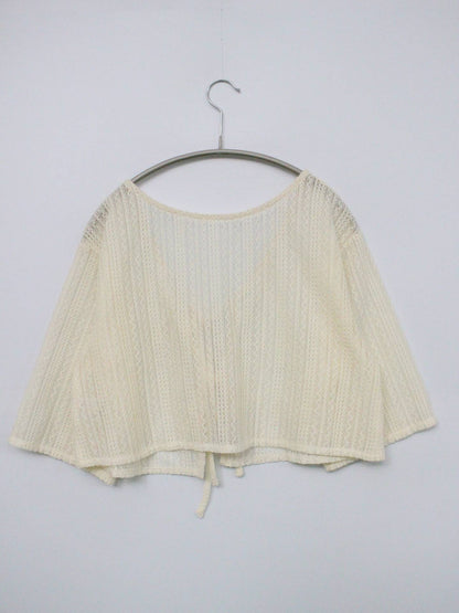 mystywomen/ミスティウーマン/カーディガン/ボレロ/トップス/アイボリー/F