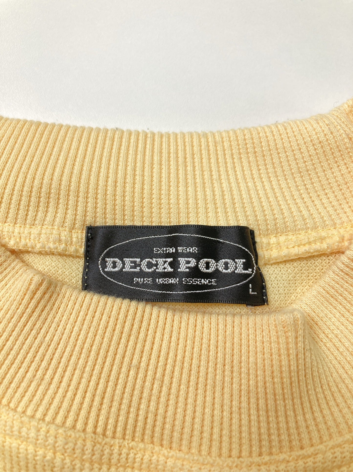 DECK POOL/Tシャツ/カットソー/トップス/イエロー/L
