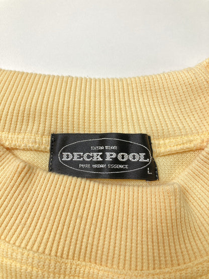 DECK POOL/Tシャツ/カットソー/トップス/イエロー/L