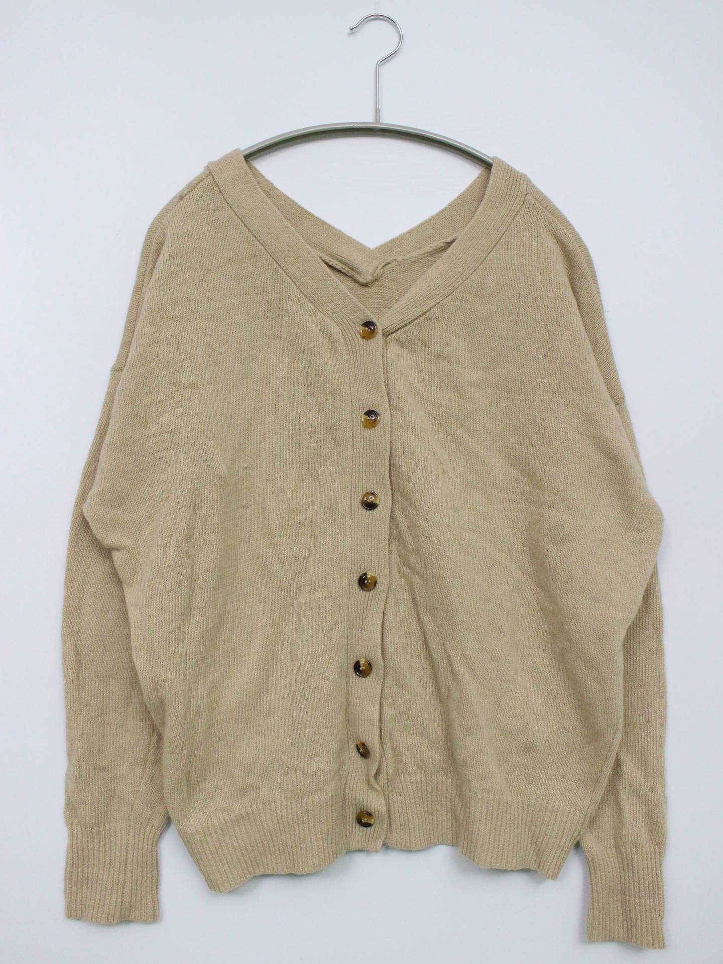 カーディガン/ボレロ/トップス/ベージュ