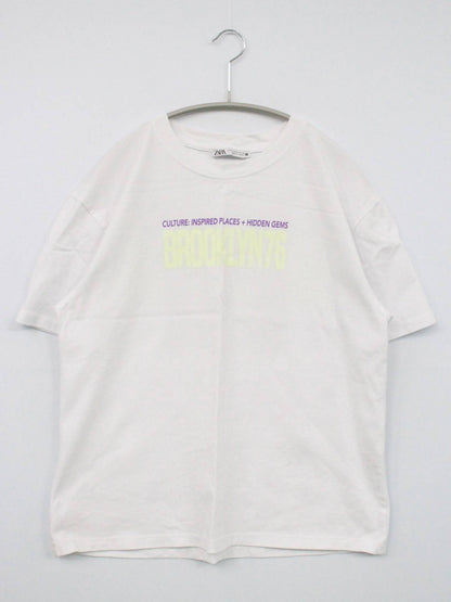 ZARA/ザラ/Tシャツ/カットソー/トップス/ホワイト/EUR S/USA S/MEX 26
