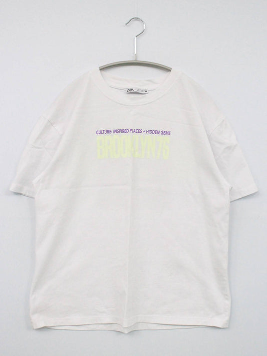 ZARA/ザラ/Tシャツ/カットソー/トップス/ホワイト/EUR S/USA S/MEX 26