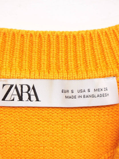 ZARA/ザラ/ニット/セーター/トップス/イエロー/S