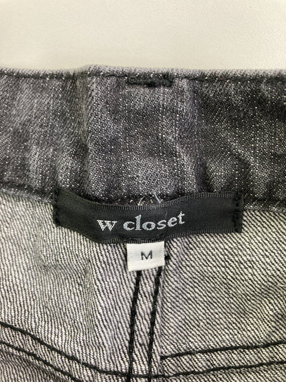 w closet/ダブルクローゼット/デニムパンツ/パンツ/ブラック/M