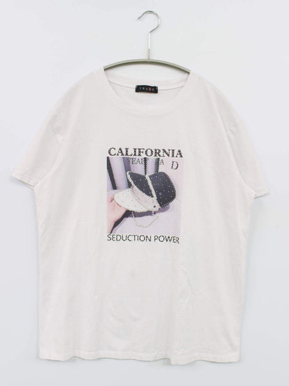 TRUBE/Tシャツ/カットソー/トップス/ホワイト