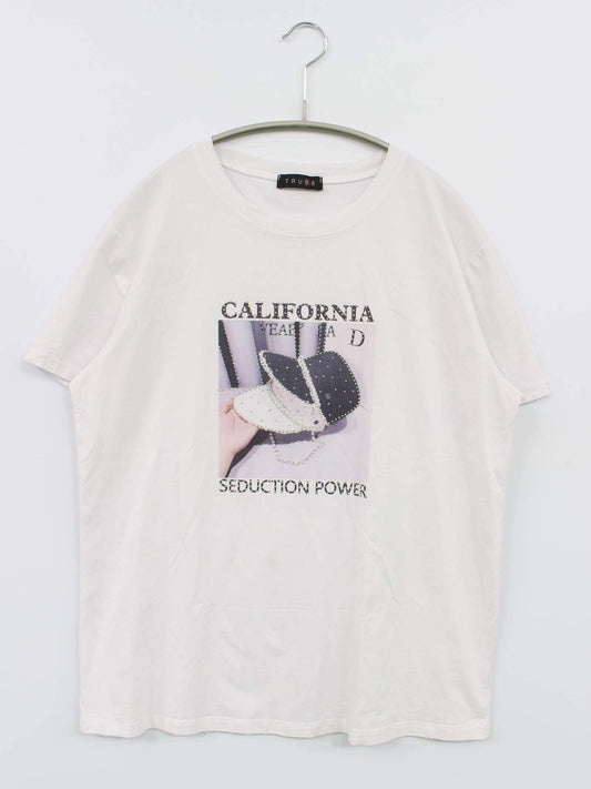 TRUBE/Tシャツ/カットソー/トップス/ホワイト