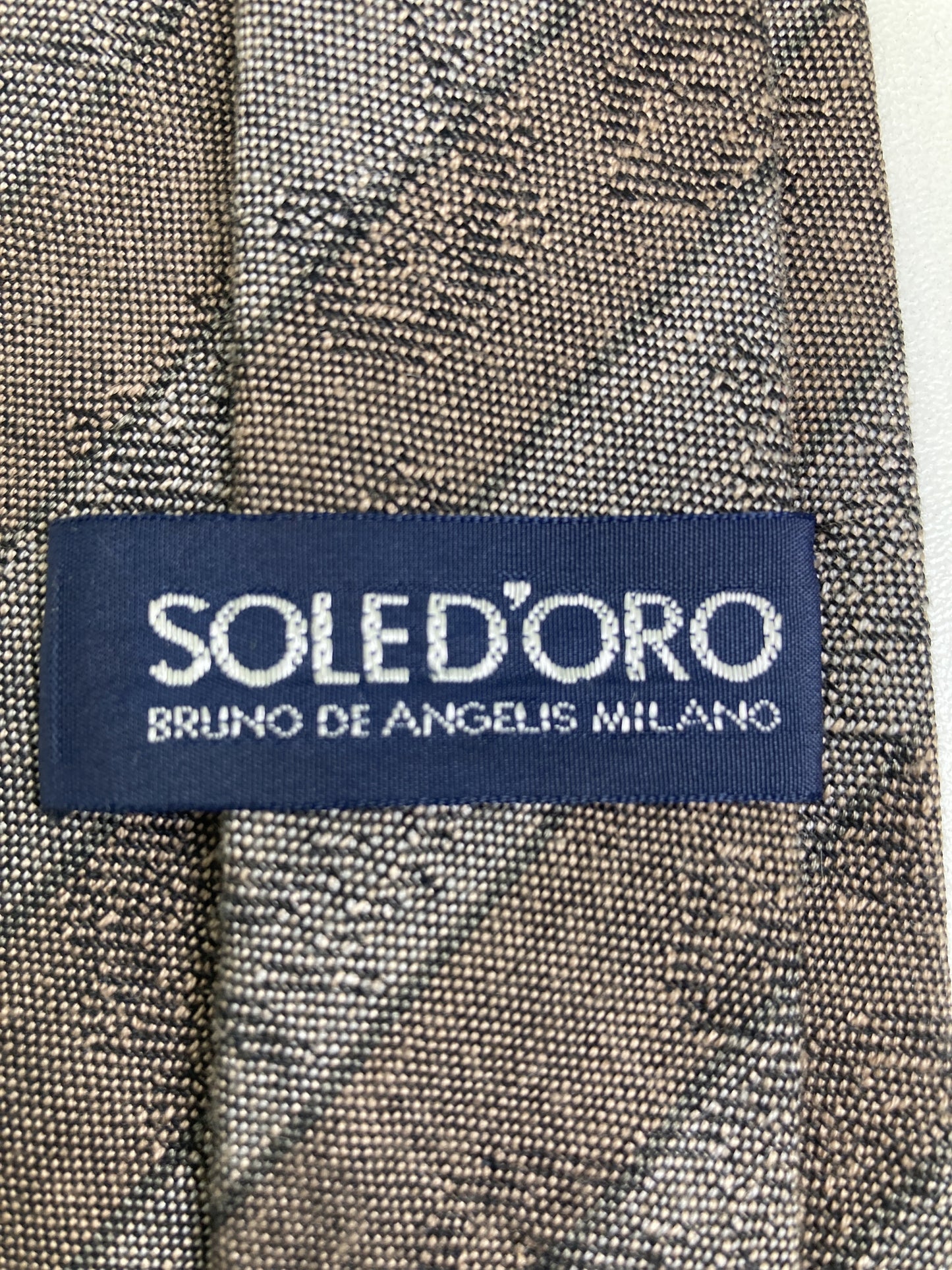 SOLE D' ORO/ネクタイ/ファッション雑貨/グレー