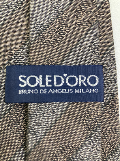 SOLE D' ORO/ネクタイ/ファッション雑貨/グレー