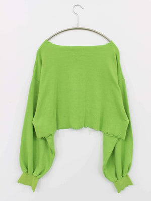 W.W.G/フーズフーギャラリー/カーディガン/ボレロ/トップス/ライトグリーン/F