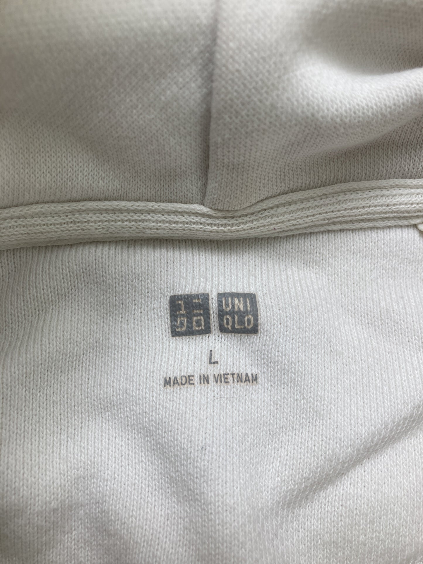 UNIQLO/ユニクロ/パーカー/トップス/ホワイト/L