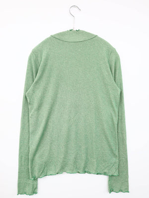 YE Li BARE/イエリベア/ニット/セーター/トップス/ライトグリーン