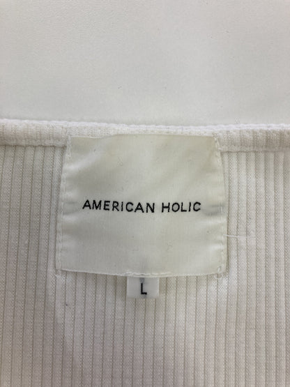 AMERICAN HOLIC/アメリカンホリック/Tシャツ/カットソー/トップス/ホワイト/L
