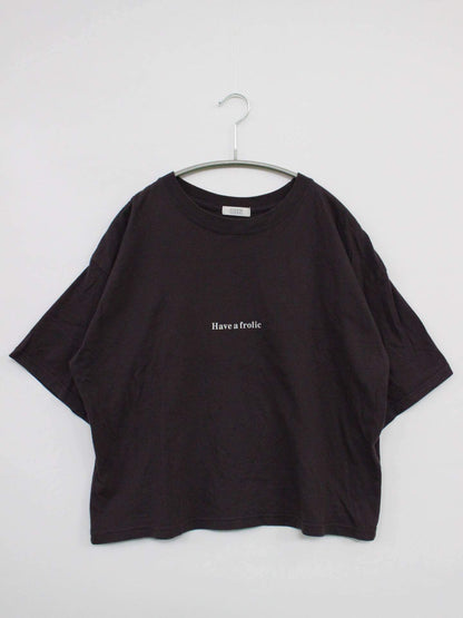LOWRYS FARM/ローリーズファーム/Tシャツ/カットソー/トップス/ブラック/F