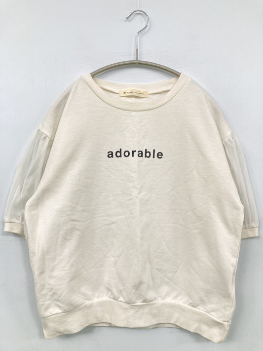 MAJESTIC LEGON/マジェスティックレゴン/Tシャツ/カットソー/トップス/ホワイト/M