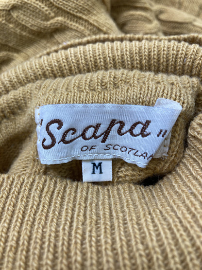 SCAPA/ニット/セーター/トップス/ベージュ/M
