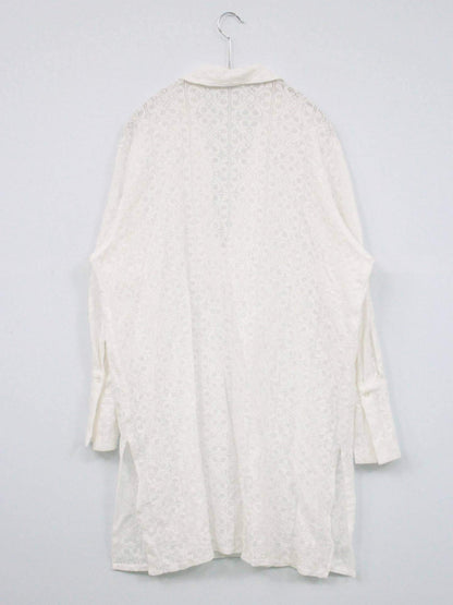 KBF/ケービーエフ/シャツワンピース/ワンピース/ドレス/ホワイト/One