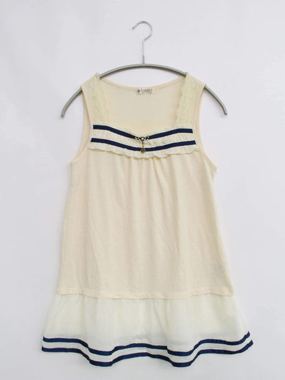 axes femme/チュニック/ワンピース/ドレス/アイボリー/M