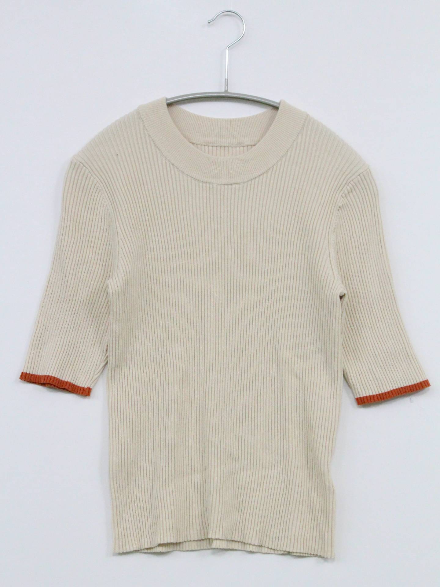 ti./Tシャツ/カットソー/トップス/ベージュ/S