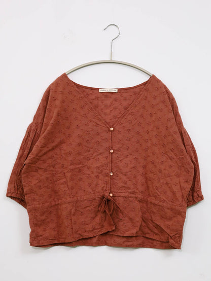 continuer de NICE CLAUP/シャツ/ブラウス/トップス/ブラウン/F