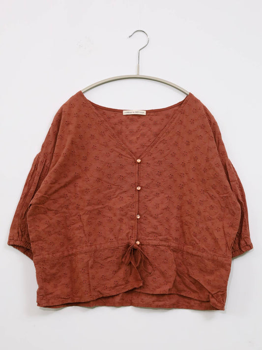 continuer de NICE CLAUP/シャツ/ブラウス/トップス/ブラウン/F