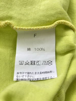 Tシャツ/カットソー/トップス/イエロー/F