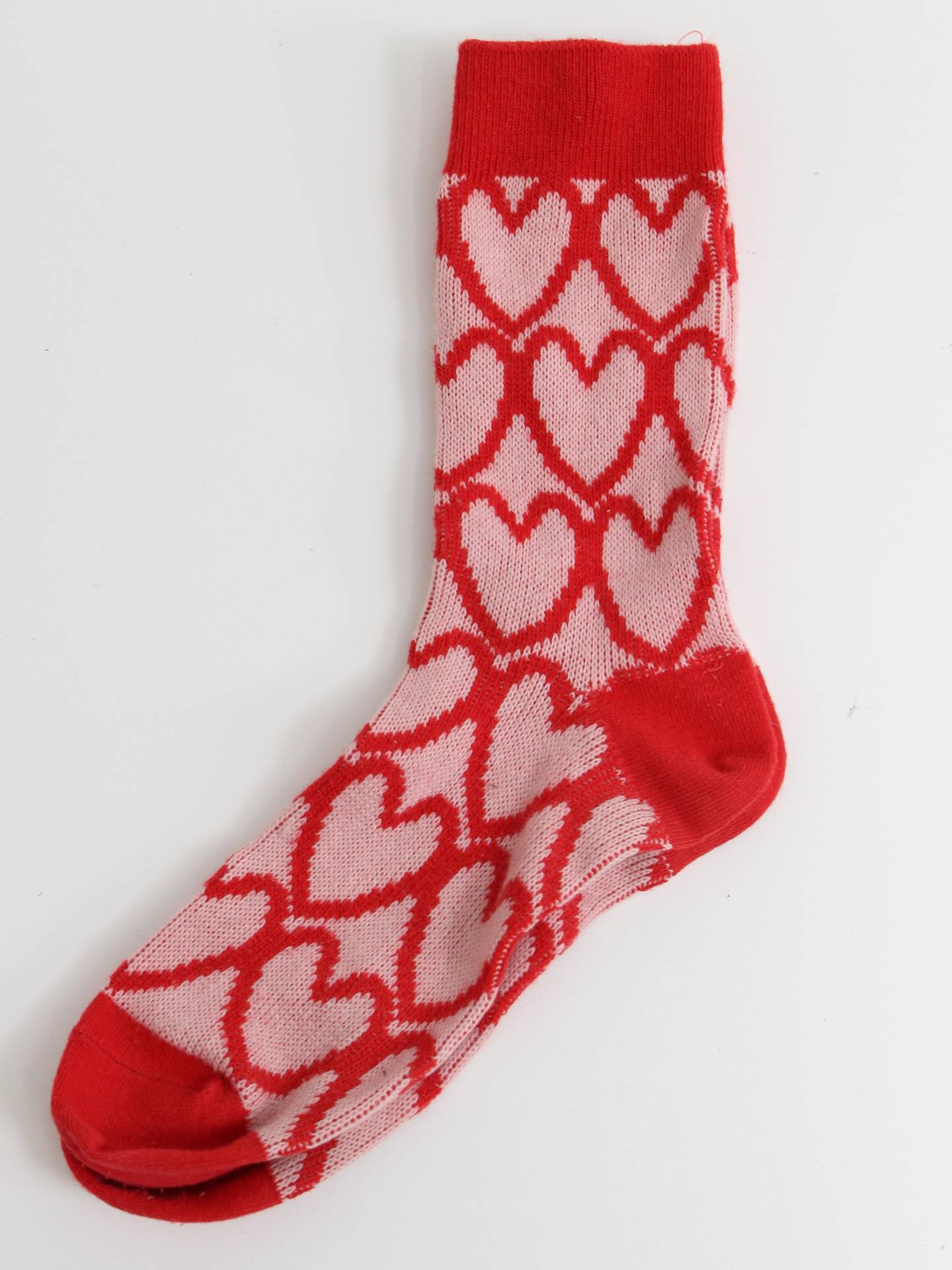 ソックス/ファッション雑貨/レッド/20-22cm