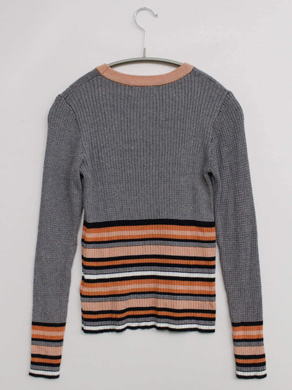 OPAQUE.CLIP/オペークドットクリップ/ニット/セーター/トップス/グレー/36