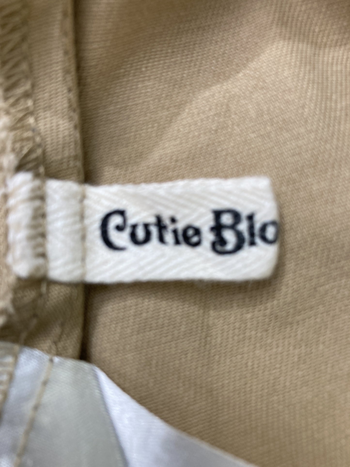 ジャンパースカート/ワンピース/ドレス/ベージュ/M