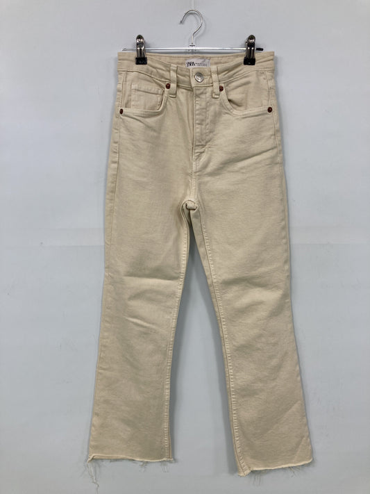 ZARA/ザラ/デニムパンツ/パンツ/アイボリー/EUR 34/USA 2/MEX 24