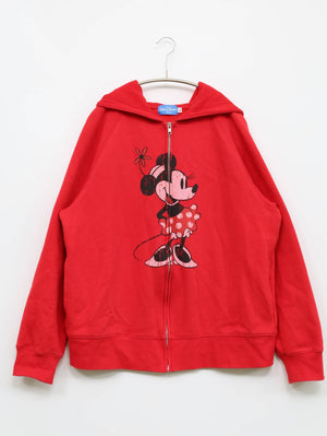 TOKYO DISNEY RESORT/トウキョウディズニーリゾート/パーカー/トップス/レッド/L