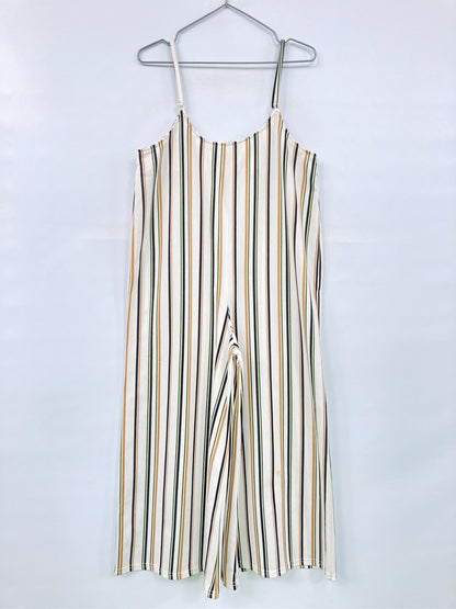 LA/つなぎ/オールインワン/オールインワン・サロペット/ホワイト/M