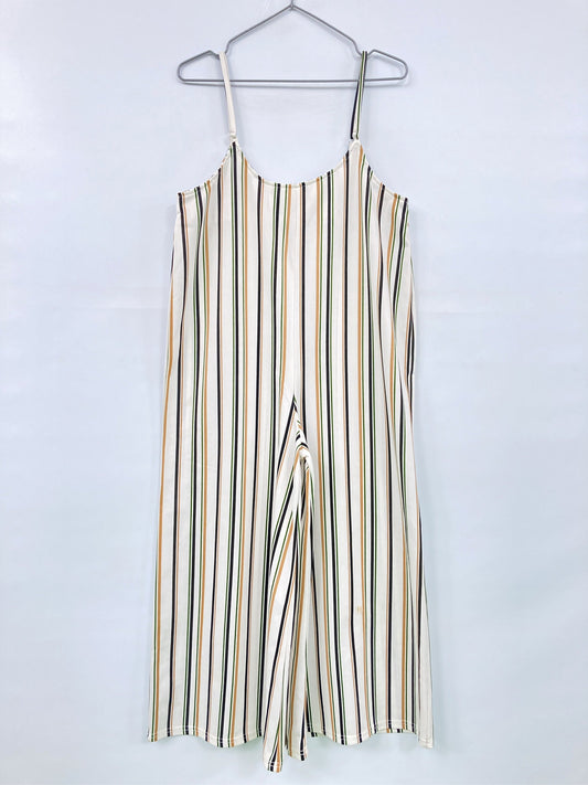 LA/つなぎ/オールインワン/オールインワン・サロペット/ホワイト/M