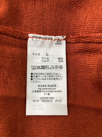 無印良品/ムジルシリョウヒン/ニット/セーター/トップス/オレンジ/L