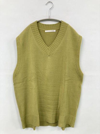 by muni:r/バイムニール/ベスト/トップス/ベージュ/F