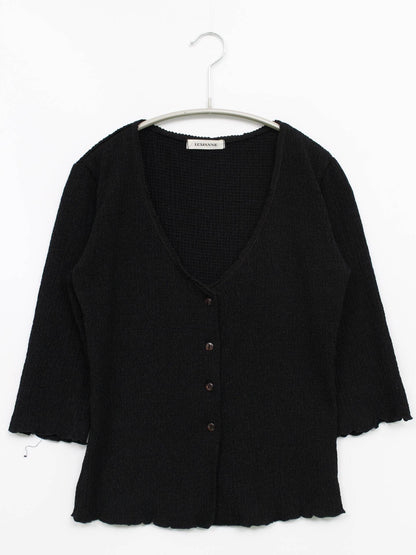 luijanne/カーディガン/ボレロ/トップス/ブラック/M