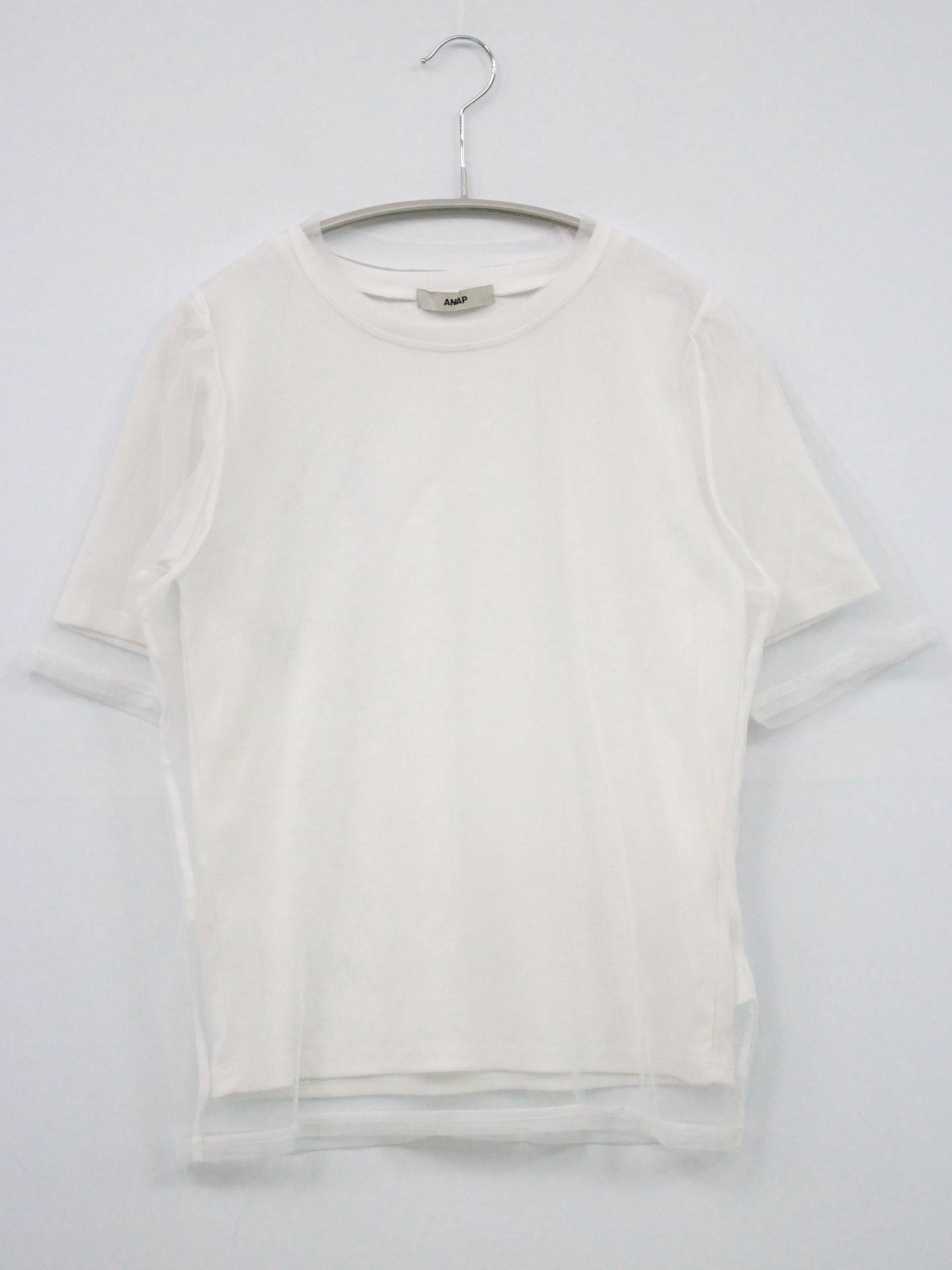 ANAP/Tシャツ/カットソー/トップス/ホワイト/F