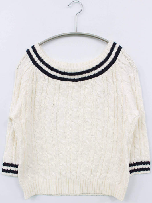 Apuweiser-riche/ニット/セーター/トップス/ホワイト/2